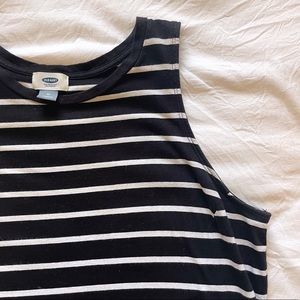 Black Stripe Tank - Old Navy - M - Lightly Worn
